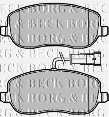 BBP1954 Borg&beck pastillas de freno delanteras