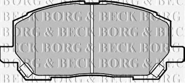 BBP1951 Borg&beck pastillas de freno delanteras