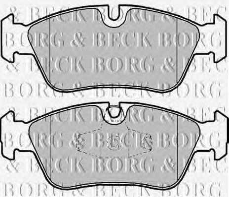 BBP1959 Borg&beck pastillas de freno delanteras
