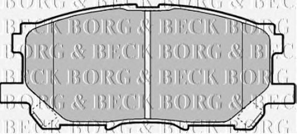 BBP1901 Borg&beck pastillas de freno delanteras