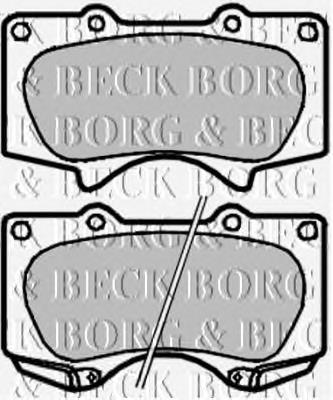 BBP1927 Borg&beck pastillas de freno delanteras