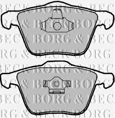 BBP1928 Borg&beck pastillas de freno delanteras