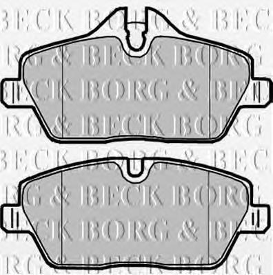 BBP1926 Borg&beck pastillas de freno delanteras
