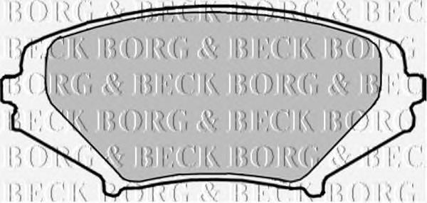 BBP1915 Borg&beck pastillas de freno delanteras