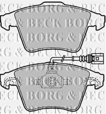 BBP2005 Borg&beck pastillas de freno delanteras