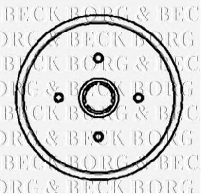 BBR7002 Borg&beck freno de tambor trasero