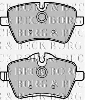 BBP1988 Borg&beck pastillas de freno delanteras