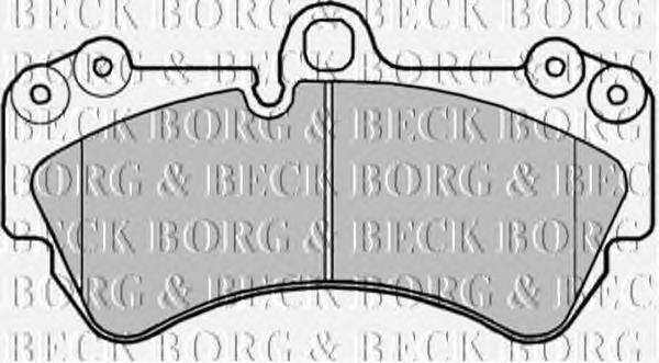 BBP1973 Borg&beck pastillas de freno delanteras