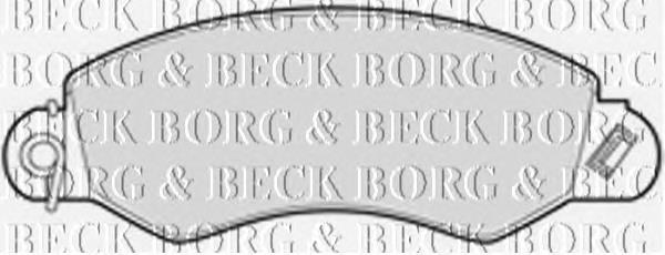 BBP1976 Borg&beck pastillas de freno delanteras