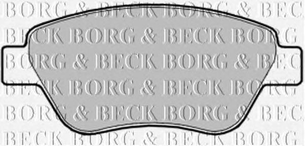 BBP1997 Borg&beck pastillas de freno delanteras