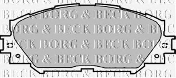 BBP1991 Borg&beck pastillas de freno delanteras