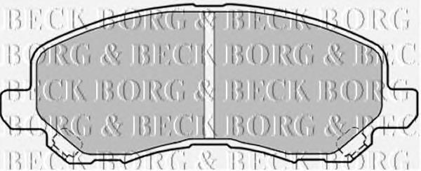 BBP1831 Borg&beck pastillas de freno delanteras