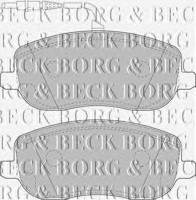 BBP1826 Borg&beck pastillas de freno delanteras