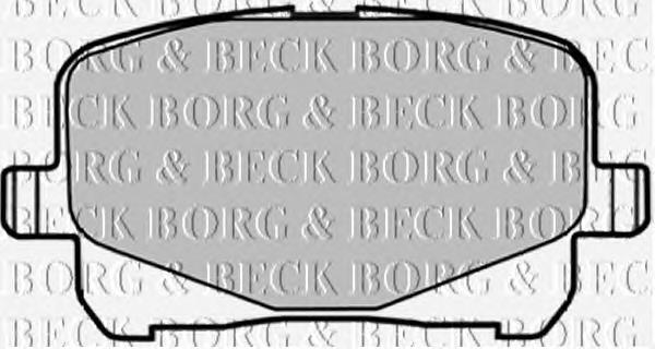 BBP1835 Borg&beck pastillas de freno delanteras