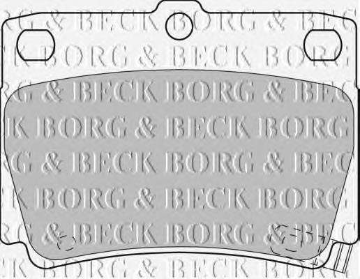 BBP1819 Borg&beck pastillas de freno delanteras