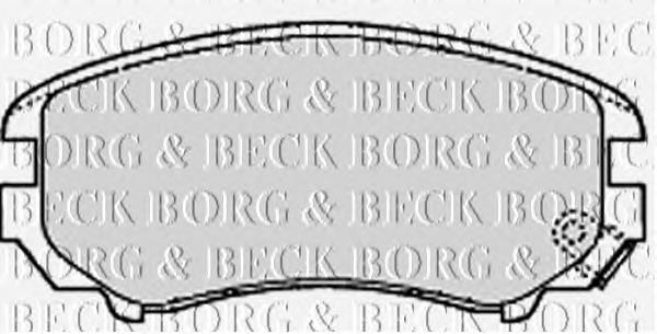 BBP1884 Borg&beck pastillas de freno delanteras