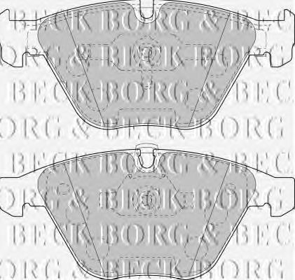 BBP1894 Borg&beck pastillas de freno delanteras