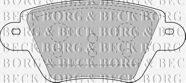 BBP1892 Borg&beck pastillas de freno traseras