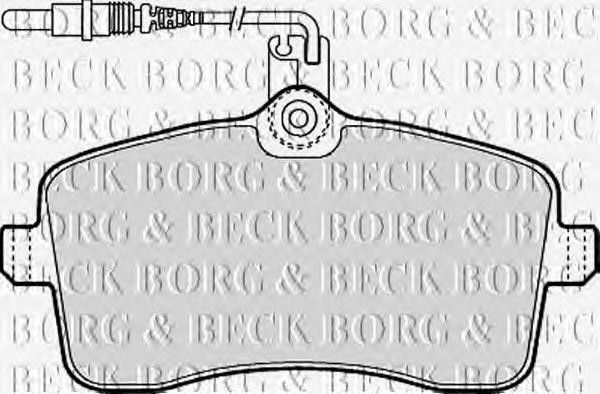 BBP1897 Borg&beck pastillas de freno delanteras