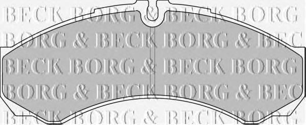 BBP1862 Borg&beck pastillas de freno delanteras