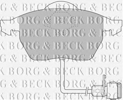 BBP1392 Borg&beck pastillas de freno delanteras
