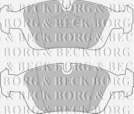BBP1399 Borg&beck pastillas de freno delanteras