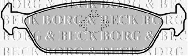 BBP1379 Borg&beck pastillas de freno traseras