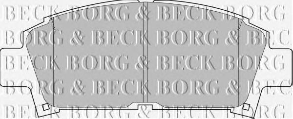 BBP1440 Borg&beck pastillas de freno delanteras