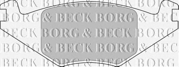BBP1415 Borg&beck pastillas de freno delanteras