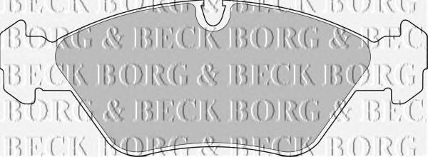 BBP1412 Borg&beck pastillas de freno delanteras