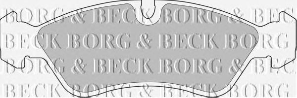 BBP1423 Borg&beck pastillas de freno delanteras
