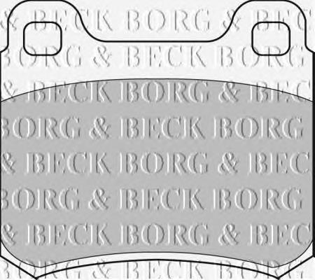 BBP1315 Borg&beck pastillas de freno traseras