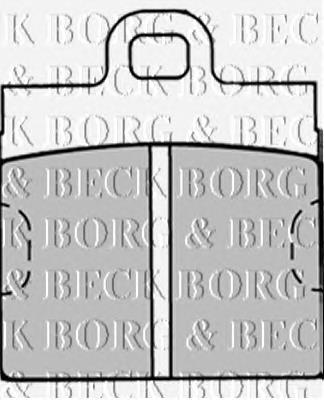 BBP1291 Borg&beck pastillas de freno delanteras
