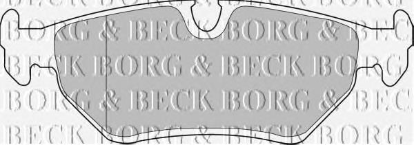 BBP1556 Borg&beck pastillas de freno traseras