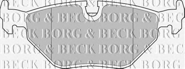 BBP1483 Borg&beck pastillas de freno traseras