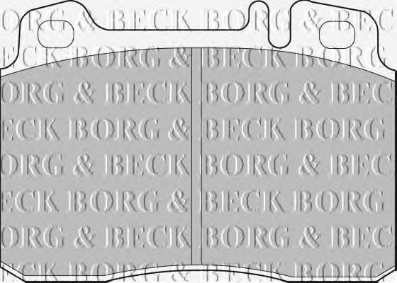 BBP1492 Borg&beck pastillas de freno delanteras