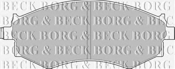 BBP1494 Borg&beck pastillas de freno delanteras