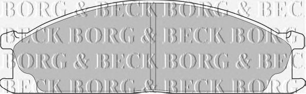 BBP1486 Borg&beck pastillas de freno delanteras