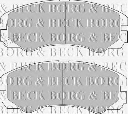 BBP1485 Borg&beck pastillas de freno delanteras