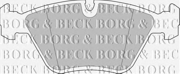 BBP1460 Borg&beck pastillas de freno delanteras