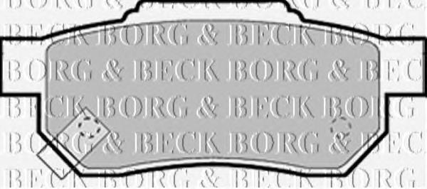 BBP1453 Borg&beck pastillas de freno delanteras