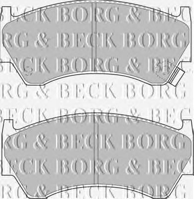 BBP1470 Borg&beck pastillas de freno delanteras
