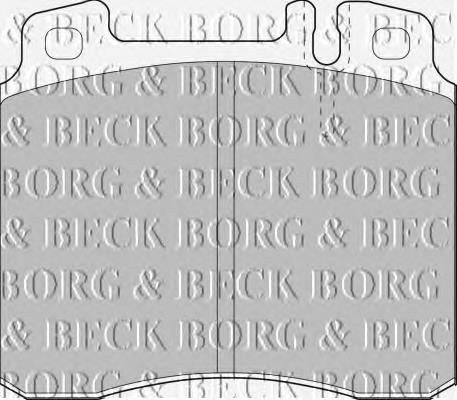 BBP1464 Borg&beck pastillas de freno delanteras