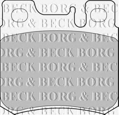 BBP1533 Borg&beck pastillas de freno traseras