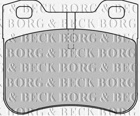 BBP1530 Borg&beck pastillas de freno delanteras
