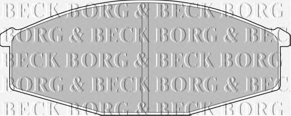 BBP1497 Borg&beck pastillas de freno delanteras