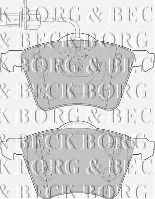 BBP1498 Borg&beck pastillas de freno delanteras