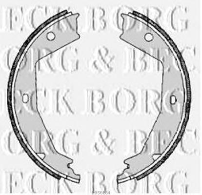 BBS6284 Borg&beck zapatas de freno de mano