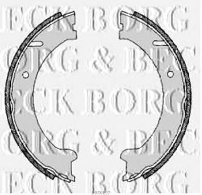 BBS6297 Borg&beck zapatas de freno de mano