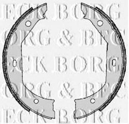 BBS6267 Borg&beck zapatas de freno de mano